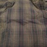Barbour Tartan Bedale Jacket ビデイル イギリス製 縦ワラント オイルドジャケット 三井物産時代 C34/86CM 茶 メンズ バブアー【中古】5-1018T♪