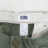 CORONA FATIGUE SLACKS M-51 SHORT SLACKS サイズXL 定価33000円 FP029 ショートパンツ ショーツ 25SS カーキ メンズ コロナ【中古】5-0930S♪