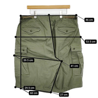 CORONA FATIGUE SLACKS M-51 SHORT SLACKS サイズXL 定価33000円 FP029 ショートパンツ ショーツ 25SS カーキ メンズ コロナ【中古】5-0930S♪