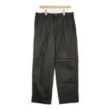 CORONA 2T DESERT SLACKS KEY STRIPE 定価30800円 CP026 サイズXL ストライプ パンツ 25SS ブラック メンズ コロナ【中古】5-0930G♪