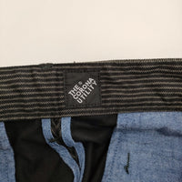 CORONA 2T DESERT SLACKS KEY STRIPE 定価30800円 CP026 サイズXL ストライプ パンツ 25SS ブラック メンズ コロナ【中古】5-0930G♪