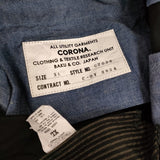 CORONA 2T DESERT SLACKS KEY STRIPE 定価30800円 CP026 サイズXL ストライプ パンツ 25SS ブラック メンズ コロナ【中古】5-0930G♪