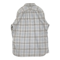 Nigel Cabourn HAKAY SHIRT OMBRAY CHECK 定価35200円 52 長袖シャツ 24AW ライトブルー ホワイト メンズ ナイジェルケーボン【中古】5-0930T♪