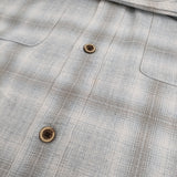 Nigel Cabourn HAKAY SHIRT OMBRAY CHECK 定価35200円 52 長袖シャツ 24AW ライトブルー ホワイト メンズ ナイジェルケーボン【中古】5-0930T♪
