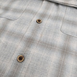 Nigel Cabourn HAKAY SHIRT OMBRAY CHECK 定価35200円 52 長袖シャツ 24AW ライトブルー ホワイト メンズ ナイジェルケーボン【中古】5-0930T♪
