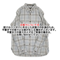 Nigel Cabourn HAKAY SHIRT OMBRAY CHECK 定価35200円 52 長袖シャツ 24AW ライトブルー ホワイト メンズ ナイジェルケーボン【中古】5-0930T♪