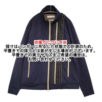 meagratia レーステープトラックブルゾン サイズ3 定価41800円 25283-0801 ブルゾン 25AW ネイビー メンズ メアグラーティア【中古】5-0930M♪