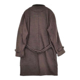 BLACK&BLUE 119C06 サイズ3 コットンウール 裏起毛 チェスターコート ブラウン メンズ ブラックアンドブルー【中古】5-1018T♪