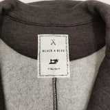 BLACK&BLUE 119C06 サイズ3 コットンウール 裏起毛 チェスターコート ブラウン メンズ ブラックアンドブルー【中古】5-1018T♪