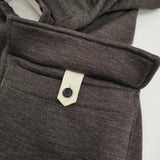 BLACK&BLUE 119C06 サイズ3 コットンウール 裏起毛 チェスターコート ブラウン メンズ ブラックアンドブルー【中古】5-1018T♪