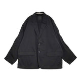 DAIWA PIER39 TECH LOOSE 2B JACKET TWILL L 定価36300円 テーラードジャケット 25SS ブラック メンズ ダイワ ピアサーティナイン【中古】5-1001M♪