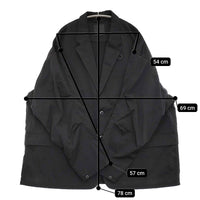 DAIWA PIER39 TECH LOOSE 2B JACKET TWILL L 定価36300円 テーラードジャケット 25SS ブラック メンズ ダイワ ピアサーティナイン【中古】5-1001M♪