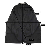 DAIWA PIER39 TECH LOOSE 2B JACKET TWILL L 定価36300円 テーラードジャケット 25SS ブラック メンズ ダイワ ピアサーティナイン【中古】5-1001M♪