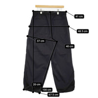DAIWA PIER39 TECH EASY TROUSERS TWILL 定価29700円 サイズL パンツ ブラック メンズ ダイワ ピアサーティナイン【中古】5-0930G♪