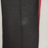 JOHN LAWRENCE SULLIVAN トラックパンツ コットンストレッチ XS イージー パンツ ブラック レッド メンズ ジョンローレンスサリバン【中古】5-1220G∞