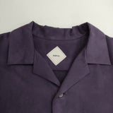 salvy; マイクロファイバー スエード シャツ SV05-66M18C 長袖シャツ パープル メンズ サヴィー【中古】5-1124T∞