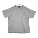 POLO RALPH LAUREN BEAMS別注 裾ポニー ポケット The Polo Big Collection 半袖Ｔシャツ カットソー グレー メンズ ポロ・ラルフローレン【中古】6-0512S♪