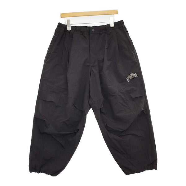 TIGHTBOOTH タイトブース RIPPLE BALLOON PANTS サイズXL 定価28600円 SS25-B03 ナイロン パンツ 25SS ブラック メンズ【中古】5-1001M♪