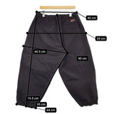 TIGHTBOOTH タイトブース RIPPLE BALLOON PANTS サイズXL 定価28600円 SS25-B03 ナイロン パンツ 25SS ブラック メンズ【中古】5-1001M♪