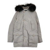 WOOLRICH LUXURY ARCTIC PARKA 定価110000円 WOCPS2708D サイズM ダウンジャケット グレー メンズ ウールリッチ【中古】5-1018A♪