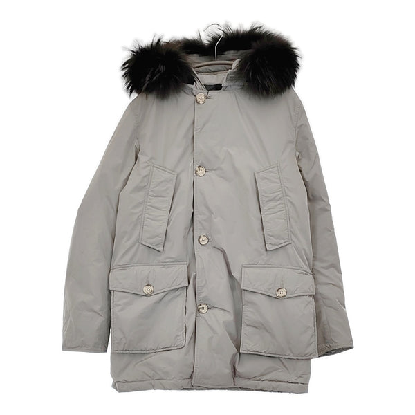WOOLRICH LUXURY ARCTIC PARKA 定価110000円 WOCPS2708D サイズM ダウンジャケット グレー メンズ ウールリッチ【中古】5-1018A♪