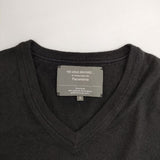 THE INOUE BROTHERS シュプリームロイヤルアルパカ Vネック セーター ニット ブラック メンズ ザイノウエブラザーズ【中古】5-1124T∞