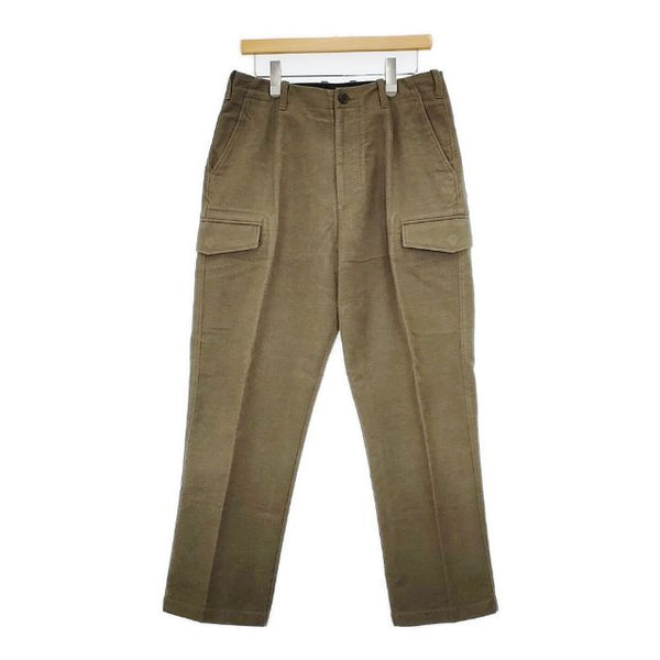 山内 先染めコットン起毛加工 ミリタリーパンツ 定価40000円 パンツ カーキ メンズ 山内【中古】5-1124T∞