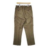 山内 先染めコットン起毛加工 ミリタリーパンツ 定価40000円 パンツ カーキ メンズ 山内【中古】5-1124T∞