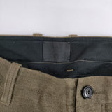 山内 先染めコットン起毛加工 ミリタリーパンツ 定価40000円 パンツ カーキ メンズ 山内【中古】5-1124T∞