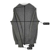 ANDERSEN-ANDERSEN サイズS メリノウール リブ セーター ニット グレー メンズ アンデルセンアンデルセン【中古】5-1124T∞