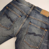 Nudie Jeans THIN FINN W31 L30 オーガニックコットン デニムパンツ ブルー メンズ ヌーディージーンズ【中古】5-1220G∞