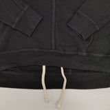 O - O project Vネック コットンカポックカットソー スウェット ブラック メンズ オー【中古】5-1220M∞