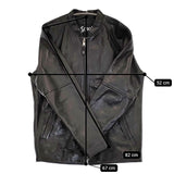 schott/JOURNAL STANDARD 別注 JS LEATHER SPORT JACKET 羊革 レザージャケット ブラック メンズ ショット/ジャーナルスタンダード【中古】5-1026T♪