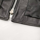 schott/JOURNAL STANDARD 別注 JS LEATHER SPORT JACKET 羊革 レザージャケット ブラック メンズ ショット/ジャーナルスタンダード【中古】5-1026T♪