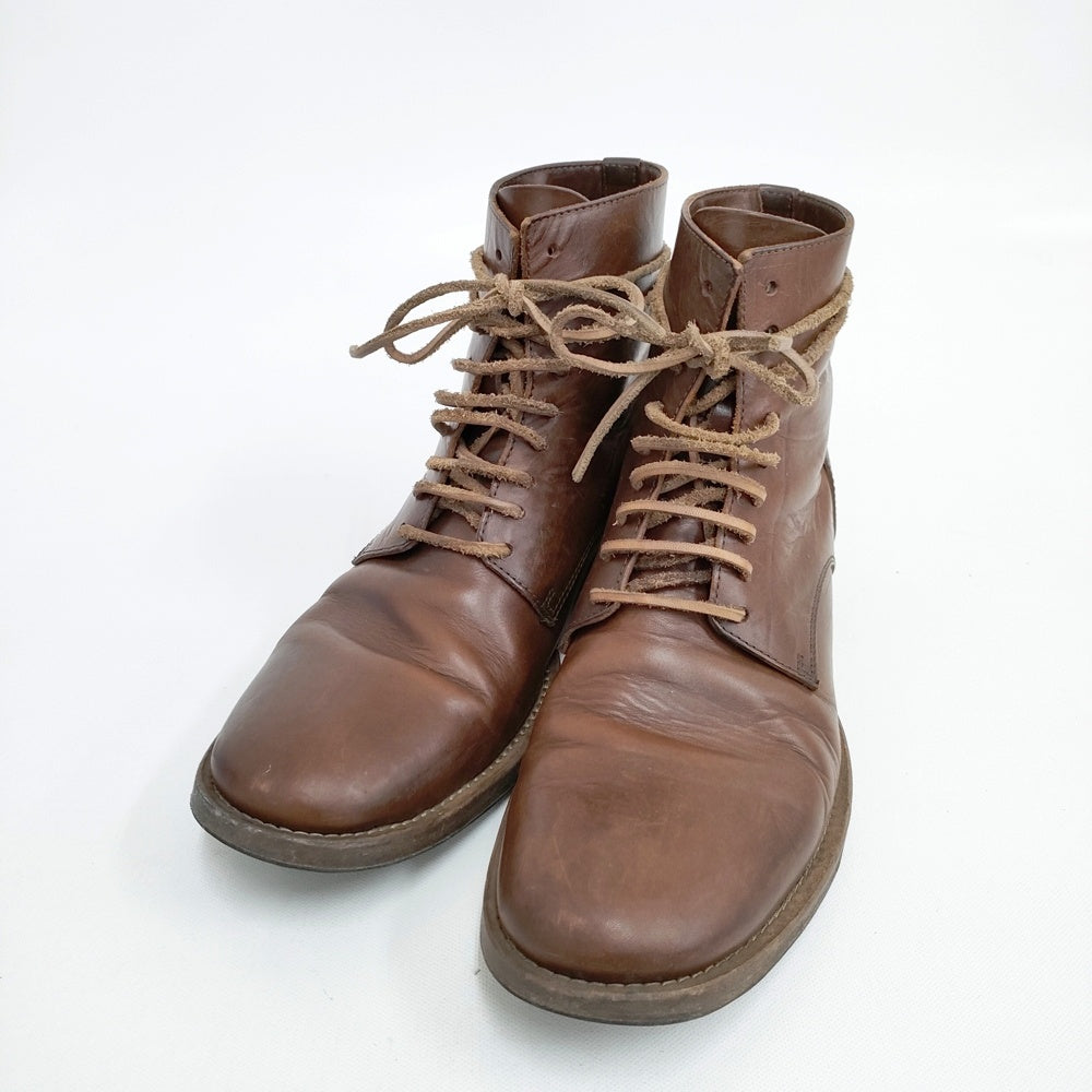BUTTERO レースアップ レザー 革 41サイズ ブーツ ブラウン メンズ ブッテロ【中古】5-1125T◎ BUTTERO レースアップ レザー 革 41サイズ ブーツ ブラウン メンズ