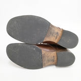 BUTTERO レースアップ レザー 革 41サイズ ブーツ ブラウン メンズ ブッテロ【中古】5-1125T◎