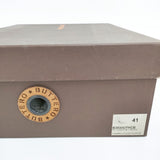 BUTTERO レースアップ レザー 革 41サイズ ブーツ ブラウン メンズ ブッテロ【中古】5-1125T◎