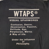 WTAPS CONTAINING 02 SS COTTON SNEAK COLLECTION 定価9900円 半袖Ｔシャツ カットソー 25SS ネイビー メンズ ダブルタップス【中古】6-0601S∞