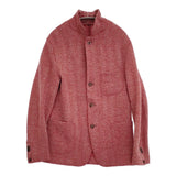 45R/45rpm シェットランドヘリンボンジャケット サイズ4 定価75900円 テーラードジャケット レッド メンズ フォーティーファイブアールピーエム【中古】5-1108T♪