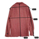 45R/45rpm シェットランドヘリンボンジャケット サイズ4 定価75900円 テーラードジャケット レッド メンズ フォーティーファイブアールピーエム【中古】5-1108T♪