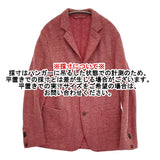 45R/45rpm シェットランドヘリンボンジャケット サイズ4 定価75900円 テーラードジャケット レッド メンズ フォーティーファイブアールピーエム【中古】5-1108T♪