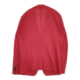 TOMORROWLAND コットンシルク 鹿の子ジャージー3B テーラードジャケット レッド メンズ トゥモローランド【中古】5-1228M∞