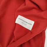 TOMORROWLAND コットンシルク 鹿の子ジャージー3B テーラードジャケット レッド メンズ トゥモローランド【中古】5-1228M∞