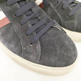 MONCLER LA MONACO スエード サイズ40 スニーカー ネイビー メンズ モンクレール【中古】6-0202G◎