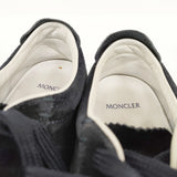 MONCLER LA MONACO スエード サイズ40 スニーカー ネイビー メンズ モンクレール【中古】6-0202G◎