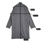 PUMA/Han Kjobenhavn ピンストライプ スタンドカラーコート 575523-69 サイズM コート グレー メンズ プーマ/ハンコペンハーゲン【中古】5-1222T♪