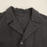 COMOLI デニムワークジャケット サイス3 U03-01013 定価46200円 カバーオール デニムジャケット ブラック メンズ コモリ【中古】5-1108M♪