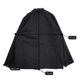 COMOLI デニムワークジャケット サイス3 U03-01013 定価46200円 カバーオール デニムジャケット ブラック メンズ コモリ【中古】5-1108M♪