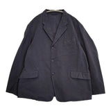 COMOLI 製品染ジャケット サイズ3 W03-01004 定価52800円 テーラードジャケット ネイビー メンズ コモリ【中古】5-1108M♪