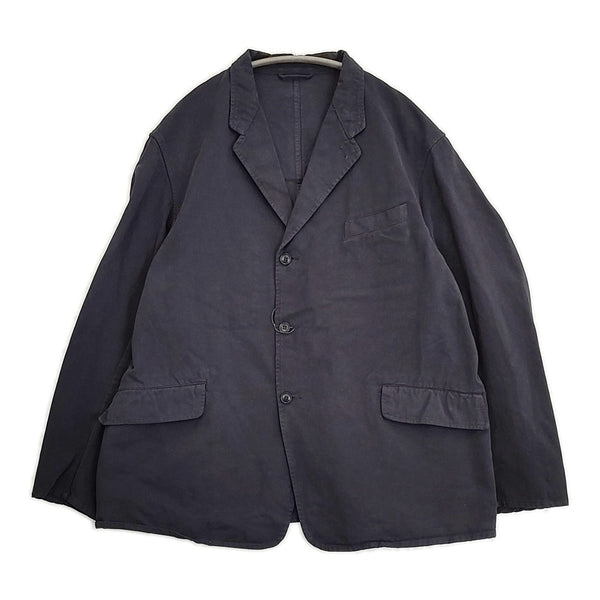 COMOLI 製品染ジャケット サイズ3 W03-01004 定価52800円 テーラードジャケット ネイビー メンズ コモリ【中古】5-1108M♪